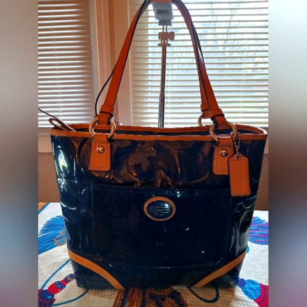 Coach Tote Midnight blue